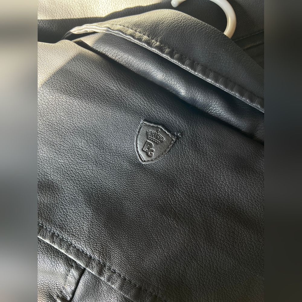 Bleu Grandeur Genuine Leather Jacket
